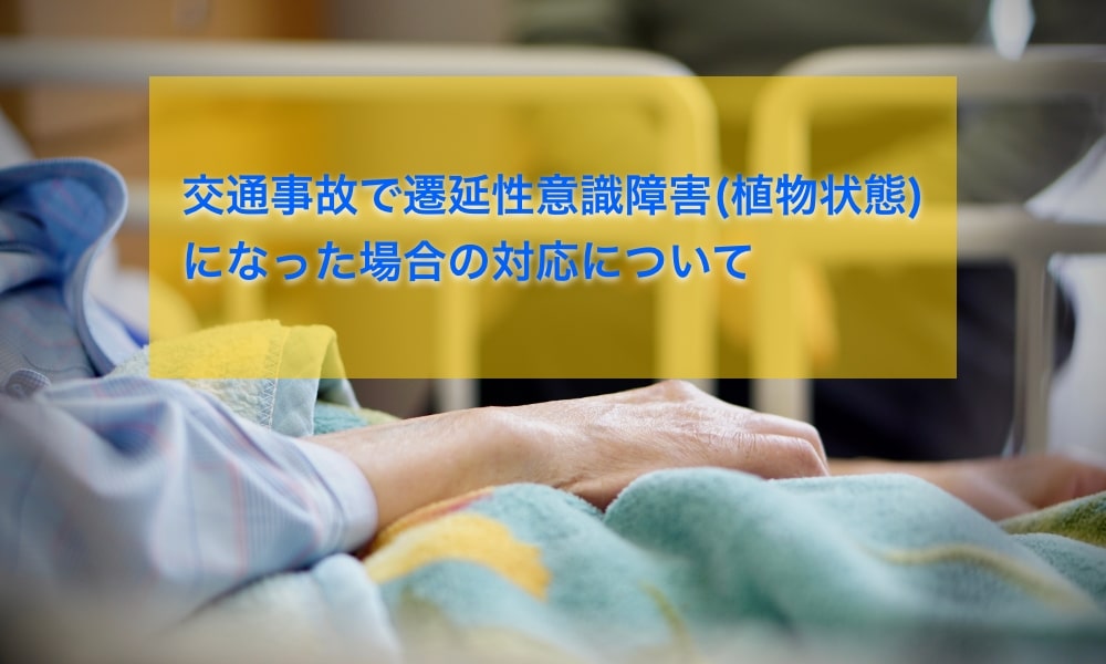交通事故で遷延性意識障害(植物状態) になった場合の対応について